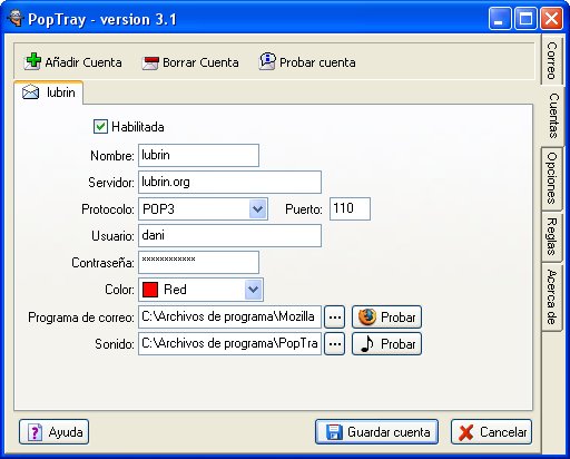 PopTray-agragar cuentas